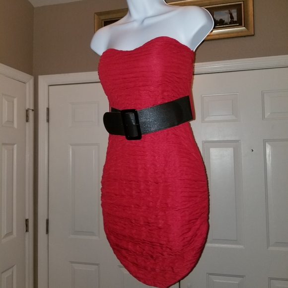 Red Mini  Dress - Picture 1 of 14